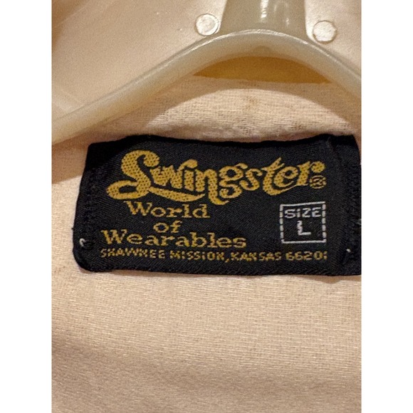 Vintage Team Suzuki Jacket Windbreaker Mens L Yellow 90s Jacket Swingster - Picture 3 of 16